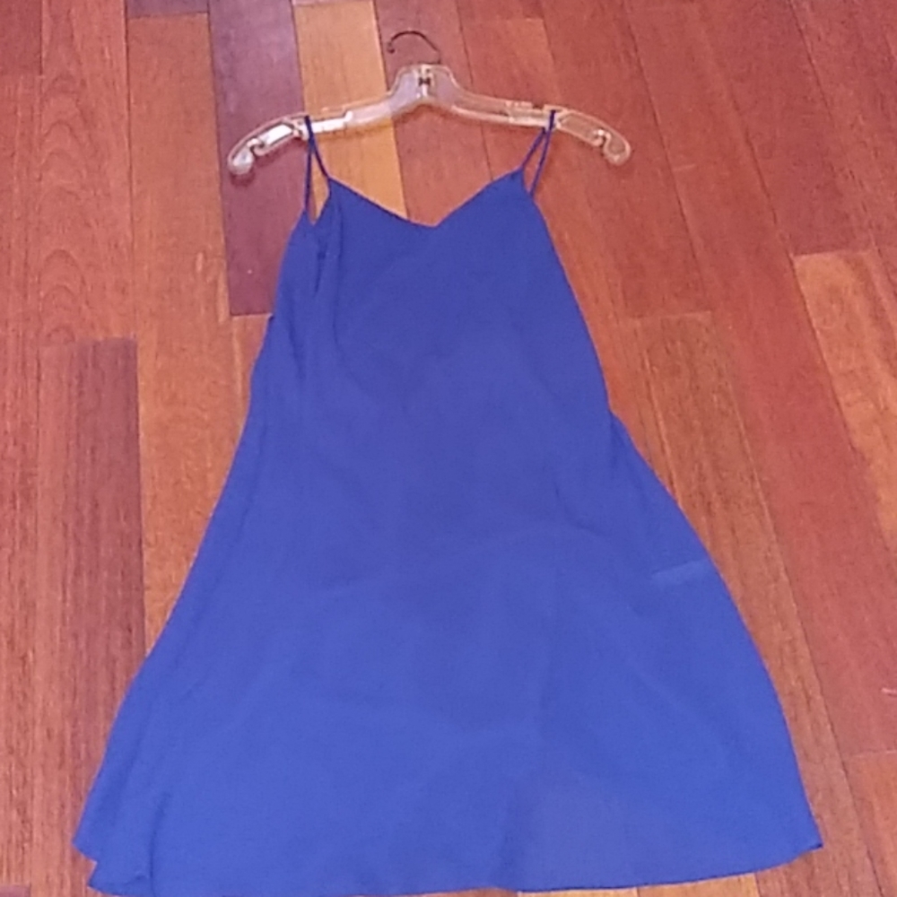 Sheer strappy short dress